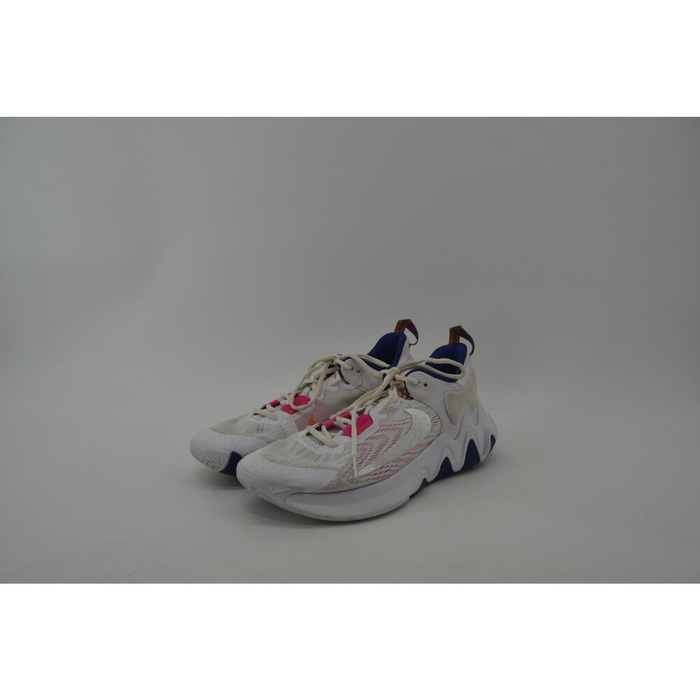 Nike Giannis Immortality 2 White Metallic Silver Mens Size 9 - Picture 6 of 15